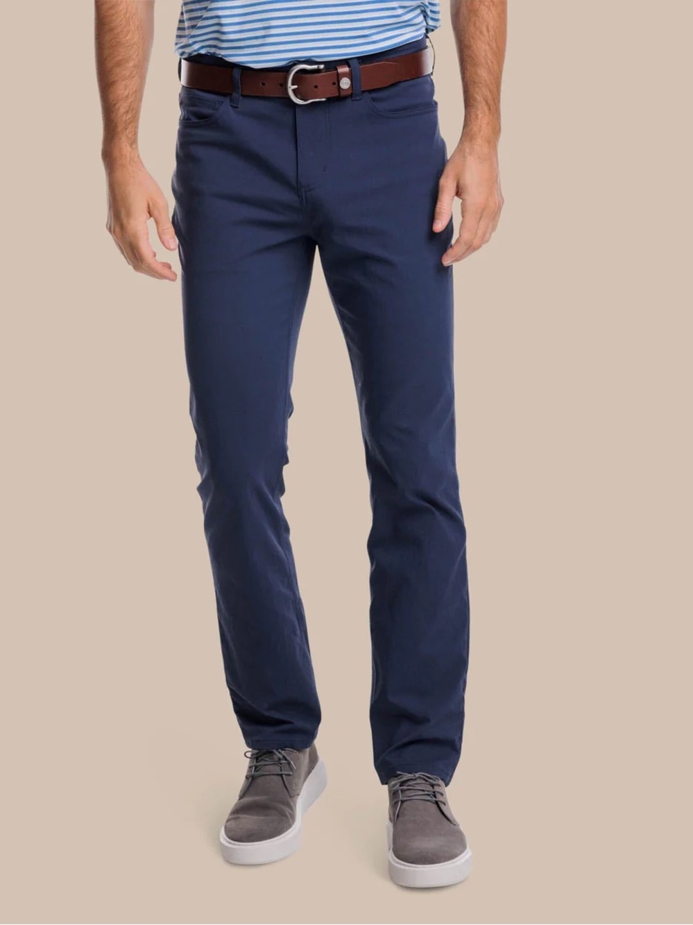 Southern Tide Men's Navy Slim Fit Casual Jeans